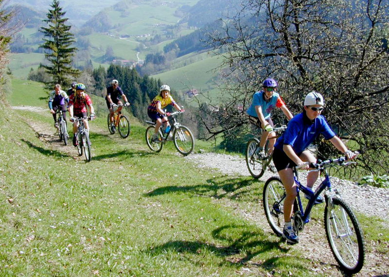 Datei:Mountainbiken in Frankenfels.jpg